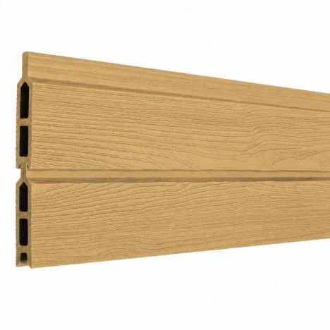 Rhombus zelfbouw - Lamel composiet co-ex - Rhombus Double Oak - 180 x 15 cm (6 stuks)