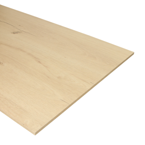 Stootbord dubbel - Laminaat - Jönköping Blond Eiken - 136 x 40 cm
