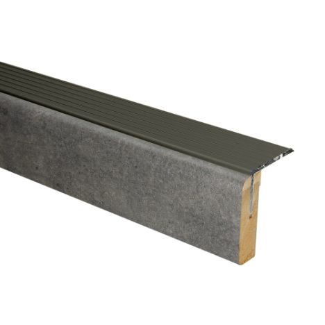 Uitloopprofiel Brons - Trelleborg Kalksteen - 121 x 6,3 cm