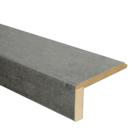 Uitloopprofiel doorlopend - Trelleborg Kalksteen - 90 x 6,3 cm