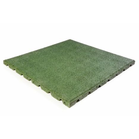 Terrastegel Rubber 50 x 50 (25 mm) groen