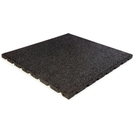 Terrastegel Rubber 50 x 50 (25 mm) zwart