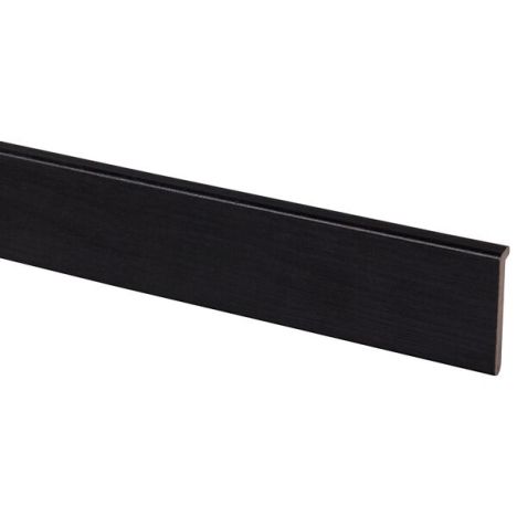 Open trapprofiel - Zwart Eiken - 130 x 5,6 cm