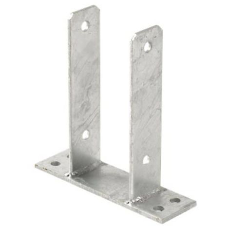 Paalhouder met voet smal tbv tuinpaal Port van 9 x 9 cm