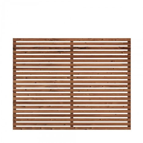 Schutting Thermowood - Tokyo louvre (180 x 140 cm)