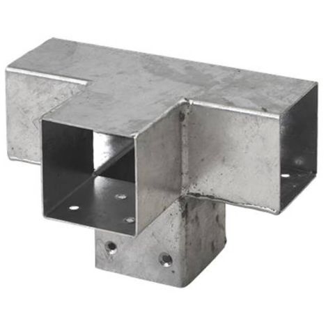 Cubic 4 weg koppelstuk tbv paal 7 x 7 cm