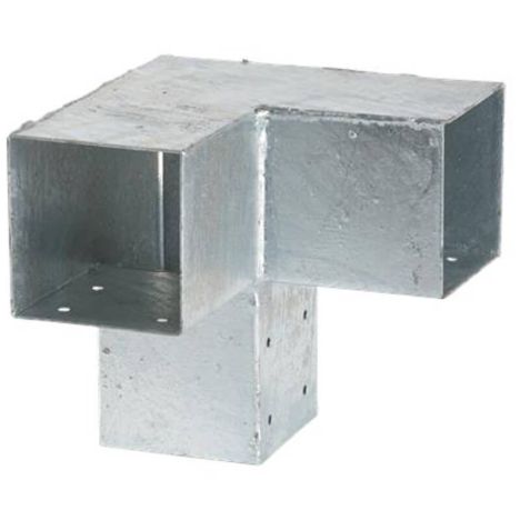 Cubic hoekstuk dubbel tbv paal 9 x 9 cm