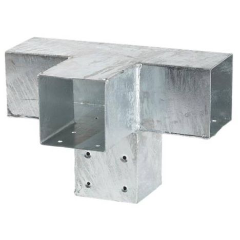 Cubic 4 weg koppelstuk tbv paal 9 x 9 cm