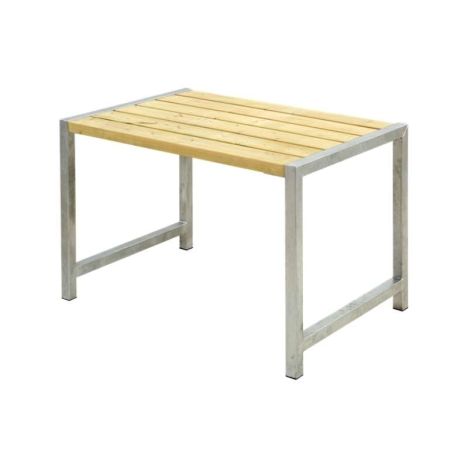 Tuintafel vuren Café - Hout & Staal geimpregneerd - 77 x 127 x 73 cm