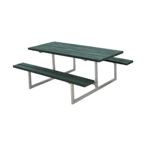 Picknicktafel gerecycled kunststof - Basic - groen