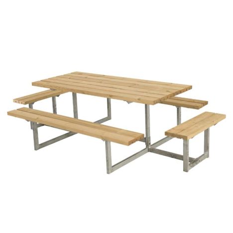 Picknicktafel thermowood - Basic - 160 x 260 x 73 cm
