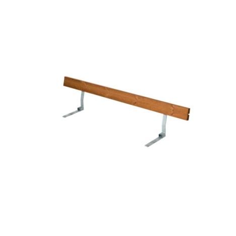 Rugleuning vuren gegrond teak - 177 cm