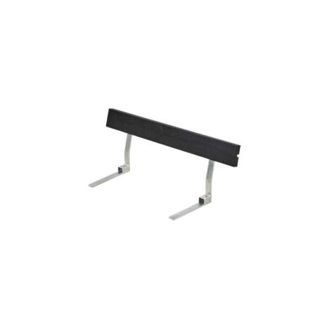 Rugleuning vuren gegrond zwart - 118 cm