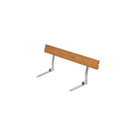 Rugleuning vuren gegrond teak - 118 cm