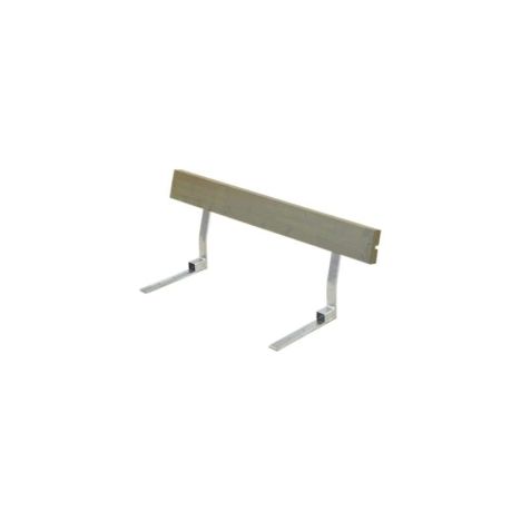 Rugleuning vuren gegrond grijsbruin - 118 cm