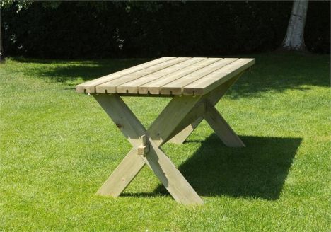Tafel vuren geimpregneerd - Nostalgi 76 x 177 x 72 cm