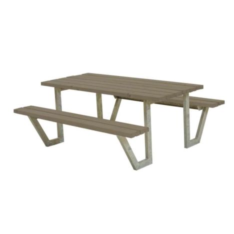 Picknicktafel vuren geimpregneerd - Wega - 161 x 177 x 73 cm