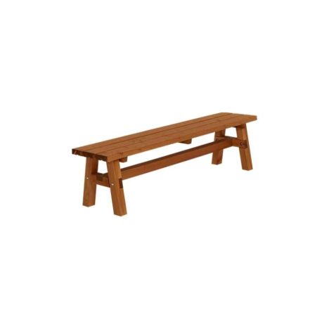 Bank vuren - Country gegrond teak 37 x 177 x 46 cm