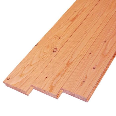 Sponningplank lariks douglas 1,8 x 19,0 cm zichtzijde fijnbezaagd