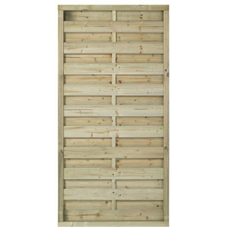 Schutting vuren - Bergen recht groen geimpregneerd (90 x 180 cm)
