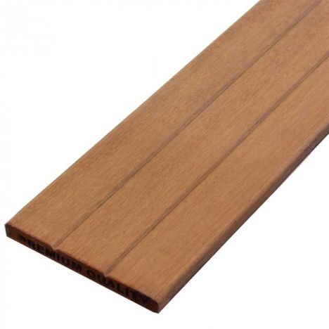 Schuttingplank hardhout Bankirai 1,6 x 14,5 cm (395 cm) geschaafd