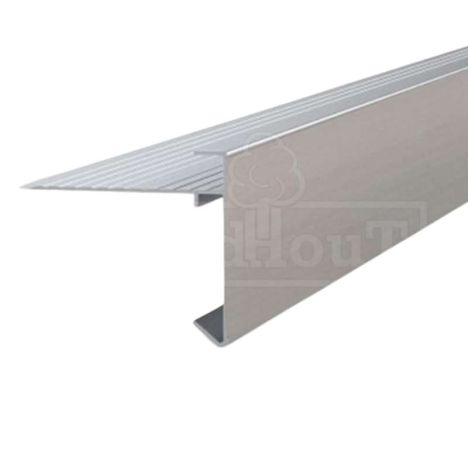 Daktrim aluminium recht 250 cm (60 mm)