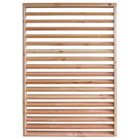 Schutting Douglas - Louvre horizontaal (163 x 220 cm) - module B