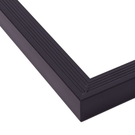 Daktrim aluminium zwart buitenhoek 50 x 50 cm (35 mm)