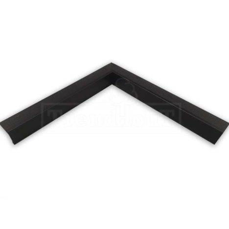 Daktrim aluminium recht binnenhoek 50 x 50 cm (60 mm)