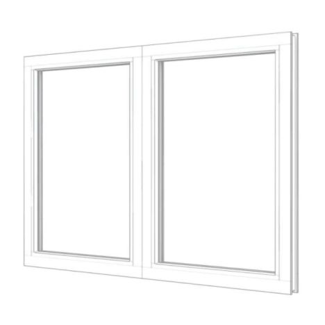 RKC Meranti wit - 2x vast - 154,8 x 107,4 cm