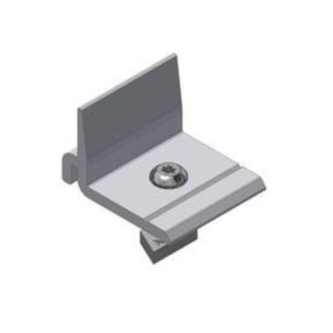 Montage hoekbeugel aluminium - tbv alu balken 4,0 x 4,0 cm