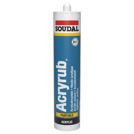 Acrylkit (310 ml) - Voor hout/laminaat - Zwart