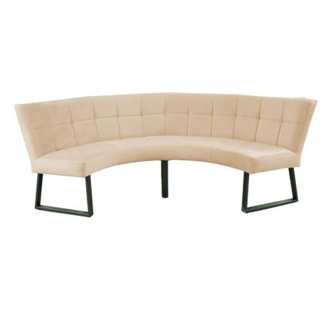 Eetkamerbank - Amsterdam - stof Element beige 06 - geschikt voor tafel 150 cm