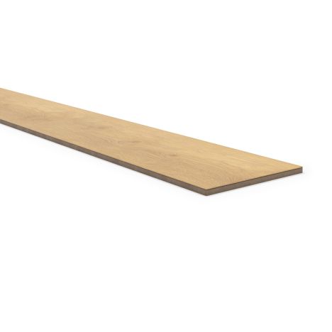 Stootbord (3 stuks) - PVC toplaag - Cashew oak - 150 x 20 cm