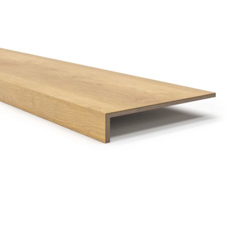 Overzettrede met neus (2 stuks) - PVC toplaag - Cashew oak