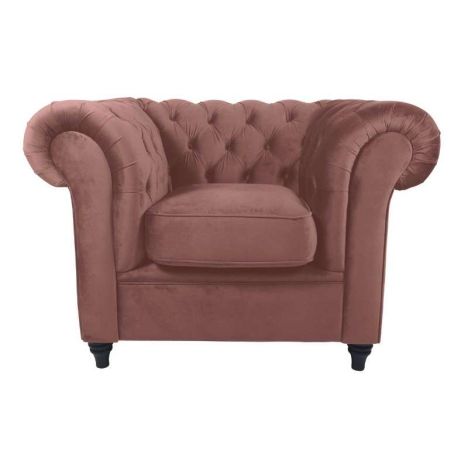Fauteuil - Giethoorn - Kronos fluweel roze 29