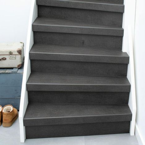 Stootbord - PVC - Grafiet - 150 x 23 cm