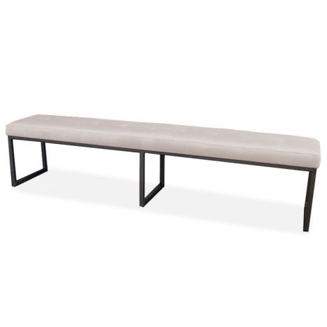 Eetkamerbank - Atlanta - stof Element zand 17 - 140 cm