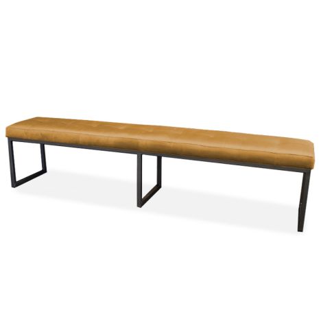 Eetkamerbank - Atlanta - stof Element goud 08 - 160 cm