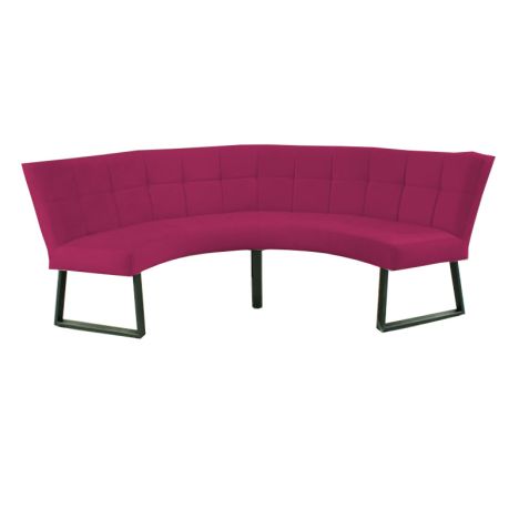 Eetkamerbank - Amsterdam - stof Element fuchsia 19 - geschikt voor tafel 150 cm