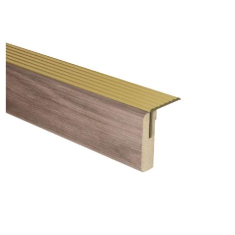 Uitloopprofiel Goud - Gavle Warm Noten - 136 x 6,3 cm
