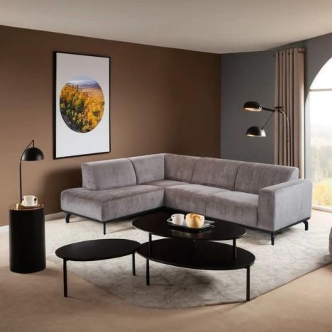 Hoekbank Avola open eind links - Aphrodite 6 - 1,88 x 2,56 mtr breed