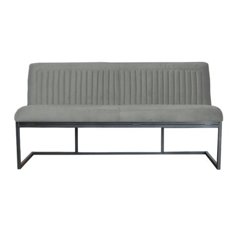 Eetkamerbank - Lara - stof Element grijs 03 - 140 cm