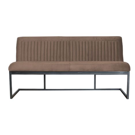 Eetkamerbank - Lara - stof Element grijsbruin 05 - 140 cm