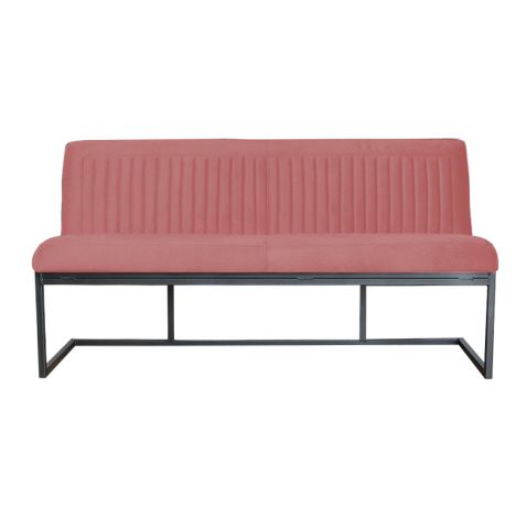 Eetkamerbank - Lara - stof Element roze 10 - 160 cm