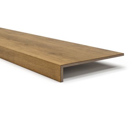 Overzettrede met neus (2 stuks) - PVC toplaag - Pecan oak