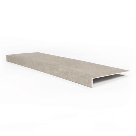 Overzettrede met neus - SPC - Beton Taupe - 130 x 38 cm
