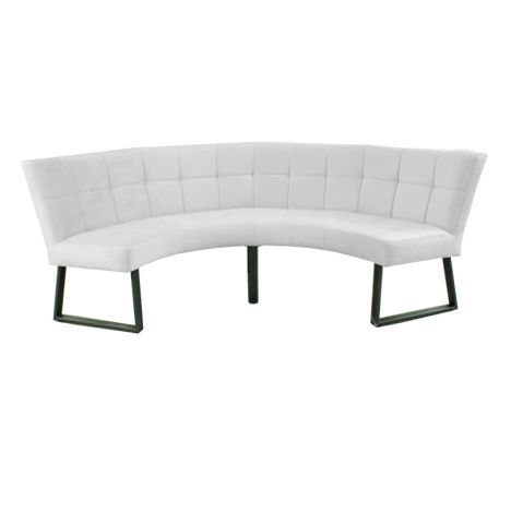 Eetkamerbank - Amsterdam - stof Element steengrijs 24 - geschikt voor tafel 130 cm