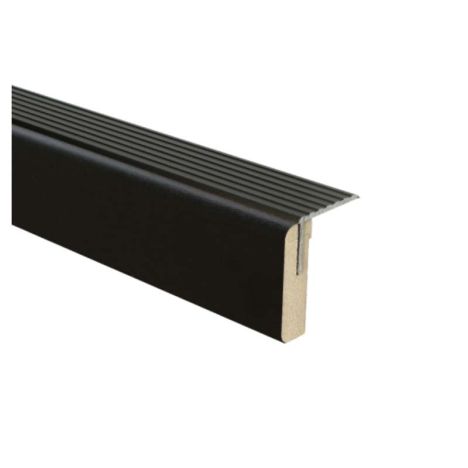 Uitloopprofiel Brons - Vasteras Zwart Houtnerf - 121 x 6,3 cm