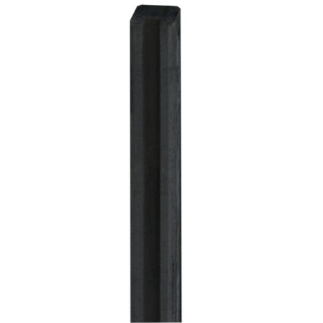 Paal beton met sleuf - tussenpaal 11,5 x 11,5 cm antraciet